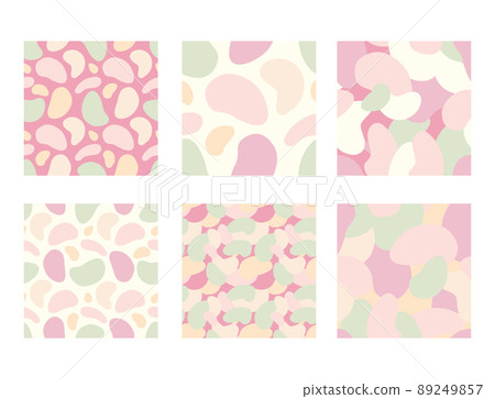 Seamless camouflage patterns in pastel colors Seamless camouflage patterns in pastel colors 89249857
