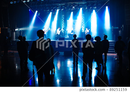 Live house and spectators 89251159