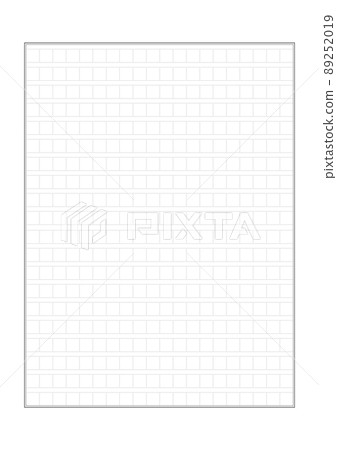 400-character black horizontal manuscript paper / stationery template ――20 characters x 20 steps ――Width A4 ratio 89252019