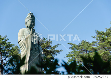 鹽船觀音寺鹽船平和觀音雕像 鹽船觀音寺鹽船平和觀音雕像 89252167