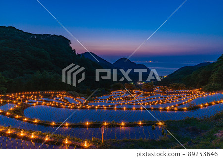 (Matsuzaki Town, Shizuoka Prefecture) Ishibu Rice Terraces, Ishibu Lights, Candle Night Event (Matsuzaki Town, Shizuoka Prefecture) Ishibu Rice Terraces, Ishibu Lights, Candle Night Event 89253646
