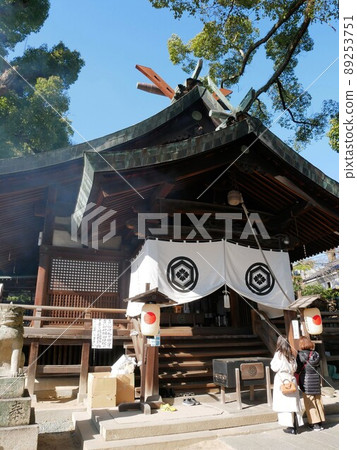 牛虎神社和參拜者(廣島縣尾道市) 牛虎神社和參拜者(廣島縣尾道市) 89253751
