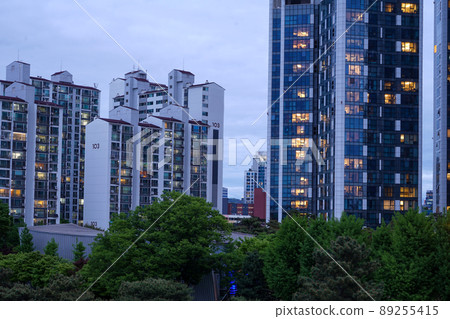 韓國首爾市夜景 韓國首爾市夜景 89255415