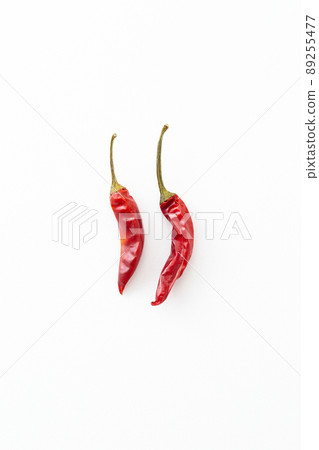 Chili white background Chili white background 89255477