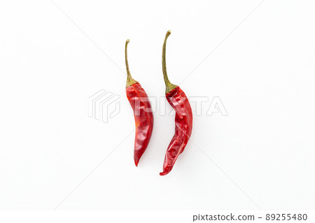 Chili white background Chili white background 89255480