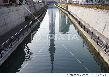 東京天空樹水彩畫 東京天空樹水彩畫 89257571