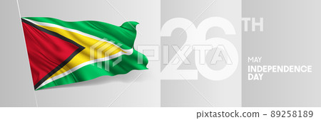Guyana happy independence day greeting card, banner vector illustration Guyana happy independence day greeting card, banner vector illustration 89258189