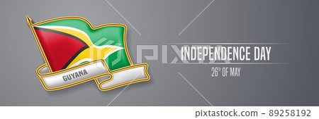 Guyana happy independence day greeting card, banner vector illustration Guyana happy independence day greeting card, banner vector illustration 89258192