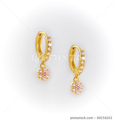Sweet Daisy Earrings hanging on white Sweet Daisy Earrings hanging on white 89258201