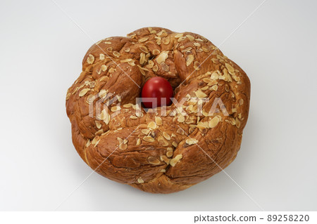 Tsoureki traditional Greek Easter Bread. Tsoureki traditional Greek Easter Bread. 89258220