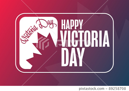 Happy Victoria Day. Holiday concept. Template for background, banner, card, poster with text 89258708