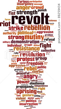 Revolt word cloud 89259434