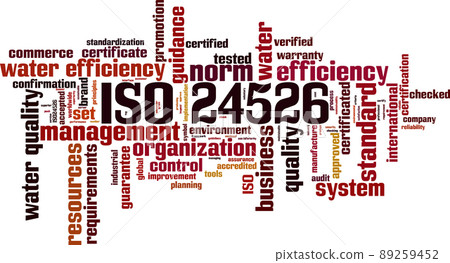 ISO 24526  word cloud 89259452