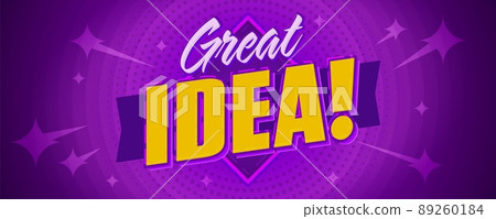 Great idea promotion and advertisement. Sale banner template for web design vector illustration. Shop store discount innovation, super special offer Great idea promotion and advertisement. Sale banner template for web design vector illustration. Shop store discount innovation, super special offer 89260184