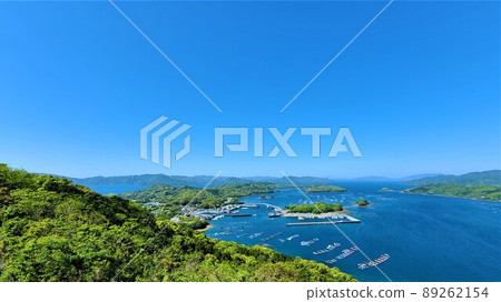 鹿兒島縣和泉郡長島町高野須，Hario 公園風景養殖筏群（日本釣魚：未來已來！） 89262154