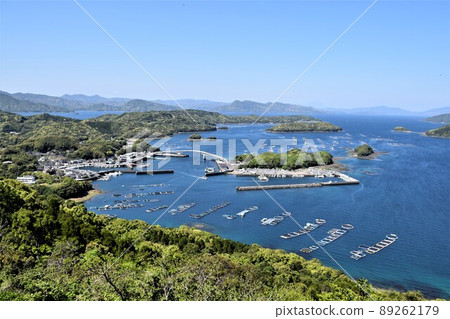 鹿兒島縣和泉郡長島町高野須，Hario 公園風景養殖筏群（日本釣魚：未來已來！） 89262179