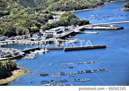 Scenery from Hario Park Cultured raft group (Japanese fishing: the future is here!) Takanosu, Nagashima-cho, Izumi-gun, Kagoshima Prefecture 89262185