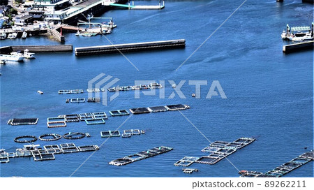 鹿兒島縣和泉郡長島町高野須，Hario 公園風景養殖筏群（日本釣魚：未來已來！） 89262211