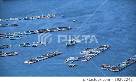 鹿兒島縣和泉郡長島町高野須，Hario 公園風景養殖筏群（日本釣魚：未來已來！） 89262242