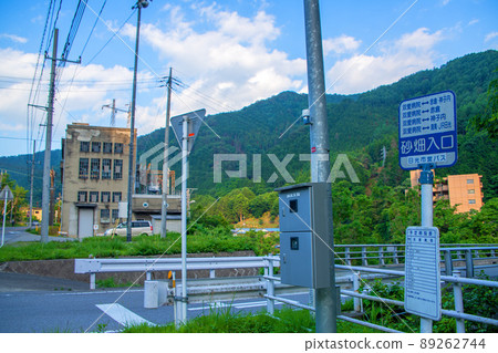 津戶發電站沙地入口巴士站附近的景色初夏的景色 89262744