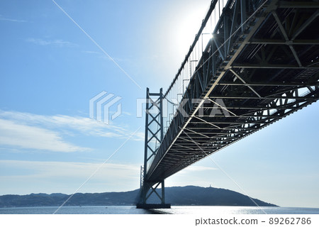 From Maiko Park, Tarumi-ku, Kobe City Akashi Kaikyo Bridge / From Maiko Park, Tarumi-ku, Kobe City Akashi Kaikyo Bridge / 89262786