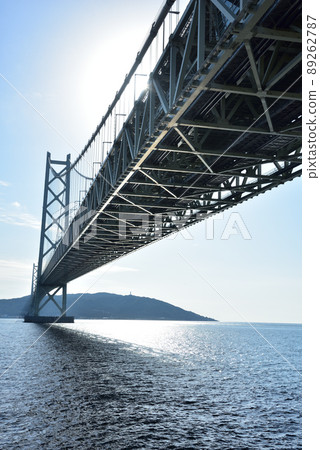 From Maiko Park, Tarumi-ku, Kobe City Akashi Kaikyo Bridge / From Maiko Park, Tarumi-ku, Kobe City Akashi Kaikyo Bridge / 89262787