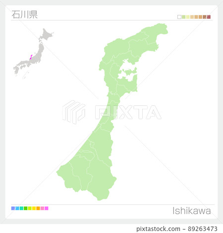 Map of Ishikawa Prefecture ・ Ishikawa Map 89263473