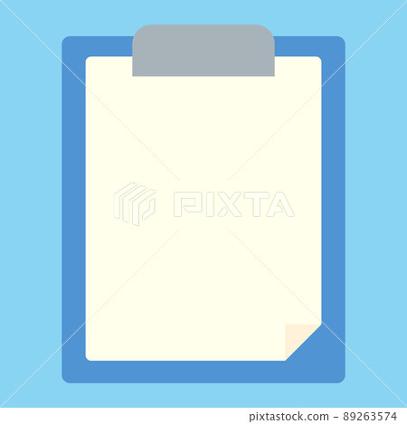 Simple and cute clipboard illustration Simple and cute clipboard illustration 89263574