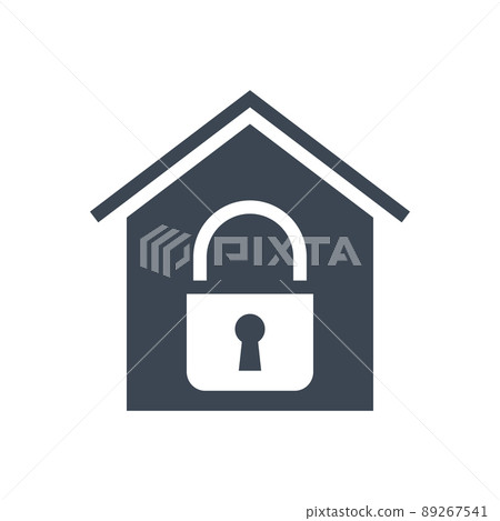 Quarantine related vector glyph icon 89267541