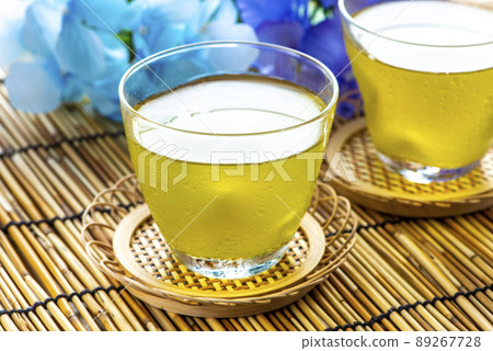 Cold green tea Cold green tea 89267728