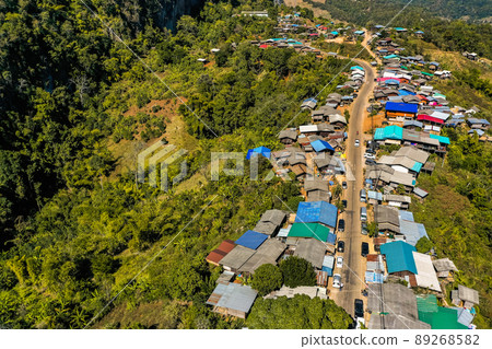 Phu Pha Mok Ban Jabo village in Mae Hong Son, Thailand 89268582