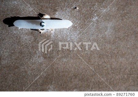 top view of a drywall anchor top view of a drywall anchor 89271760