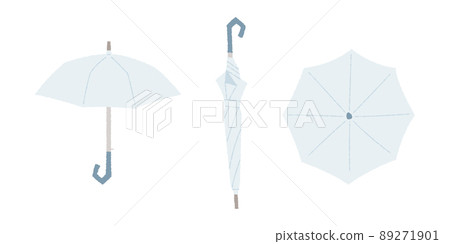 Illustration of vinyl umbrella (without main line) 89271901