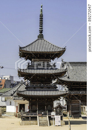 Saidaiji Kannonin Mie Tower, Okayama City, Okayama Prefecture 89272047