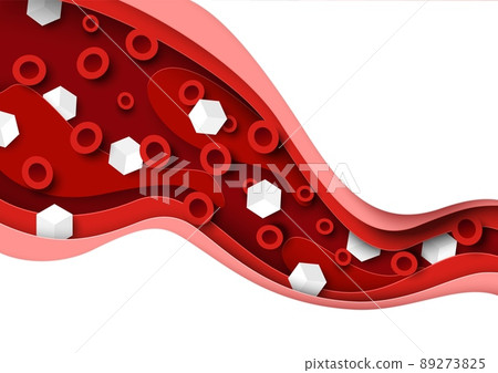 Sugar cells in blood vector glucose in bloodstream 89273825