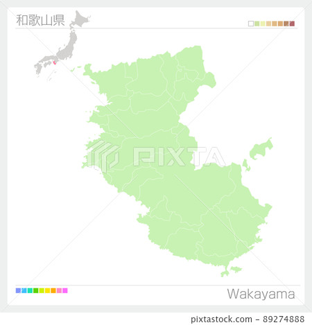 和歌山地圖 89274888