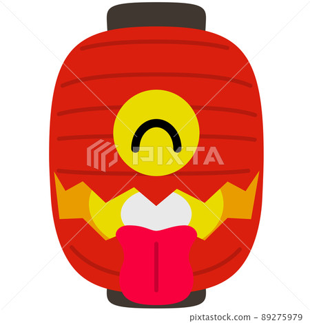 Illustration of the ghost of the first lantern laughing 89275979