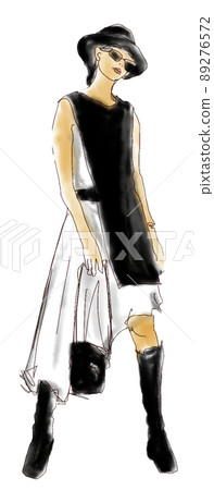 Fashion illustration 001 89276572