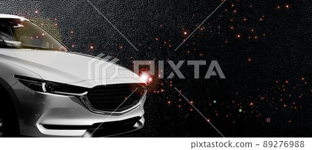 Domestic car shining advertising material 89276988