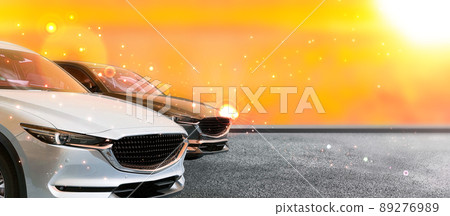 Domestic car shining advertising material 89276989