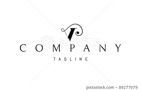 Vector logo on which an abstract image of the... - Stock Illustration ...