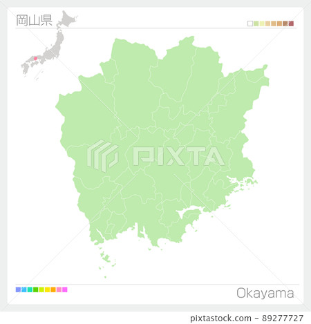 Map of Okayama Prefecture ・ Okayama Map 89277727