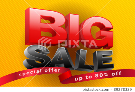 Big Sale Banner Advertising Symbols best discount promotion style banner template design. Big Sale Banner Advertising Symbols best discount promotion style banner template design. 89278329