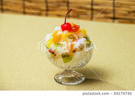 亞洲食物的刨冰 89279740