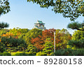 【大阪城公園】紅葉與遠眺大阪城塔 89280158