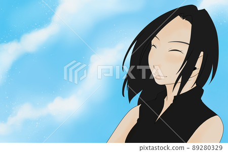 浪花和女人的插圖 (5) 浪花和女人的插圖 (5) 89280329