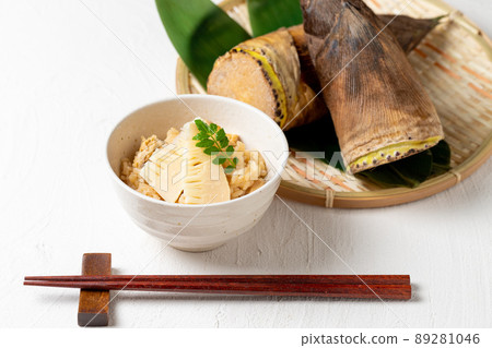 Bamboo shoot rice Bamboo shoot rice 89281046