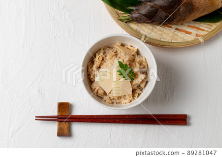 Bamboo shoot rice Bamboo shoot rice 89281047