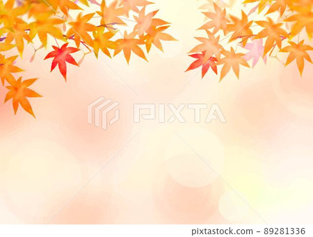 Autumn background material frame of fashionable vector of beautiful autumn leaves with red leaves Autumn background material frame of fashionable vector of beautiful autumn leaves with red leaves 89281336