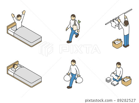 isome的家務和生活的圖像插圖素材 89282527